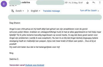 Hond Angel uit Maasmechelen: eerst sceptisch, nu betere stoelgang en bijna niet meer krabben of likken aan poten