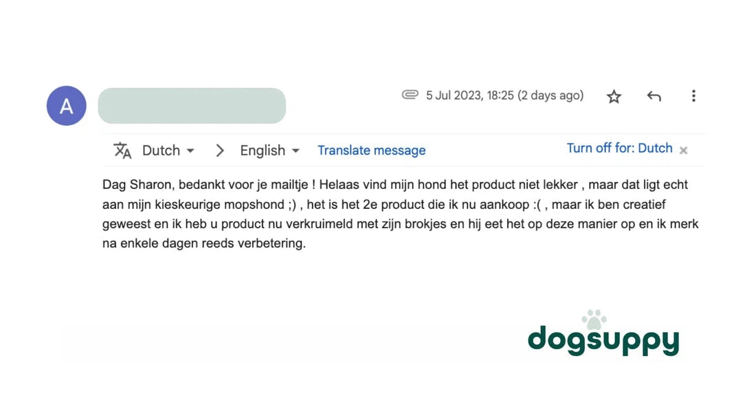 Kieskeurige pug disco merkt al verbetering