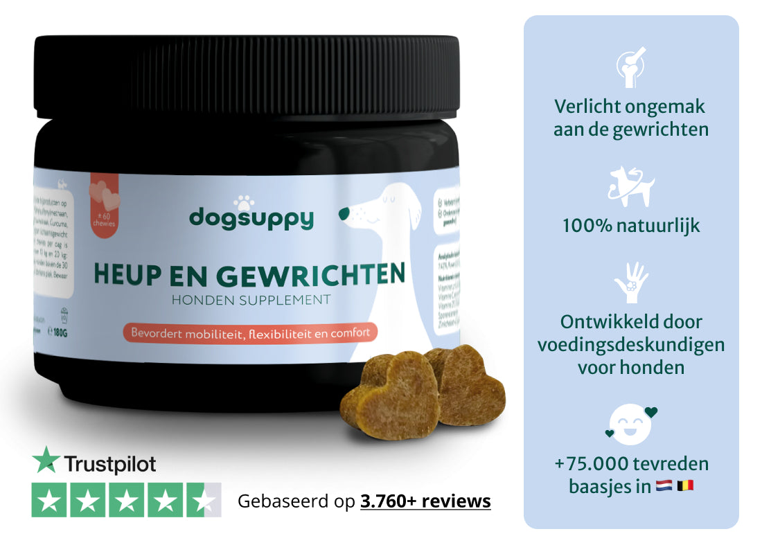 Heup & Gewrichten supplement | 100% natuurlijk | 60 snoepjes